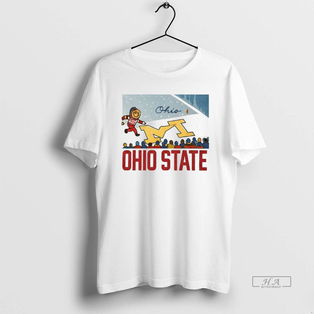 Official Brutus Ohio State Snow Fan Football Funny Art T-Shirts, Hoodie, Sweatshirt