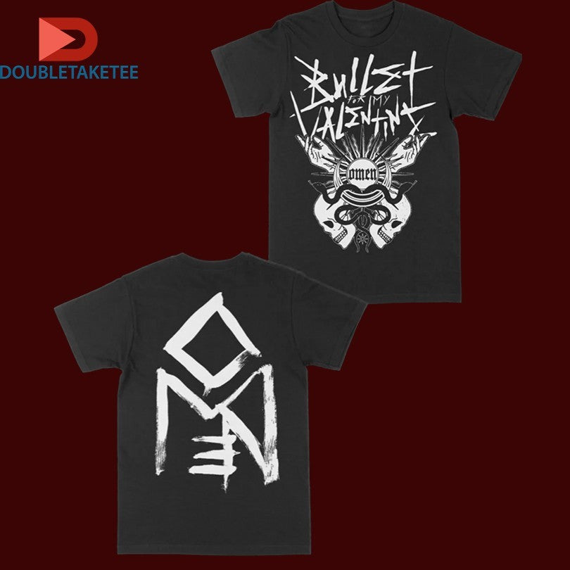 Bullet For My Valentine Omen Skull T-shirts