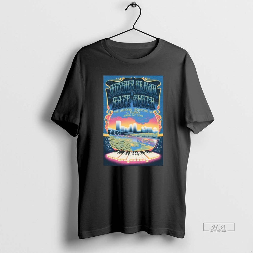 Official Butcher Brown Nate Smith National Richmond Va Jan 14 T-Shirts, Hoodie, Sweatshirt