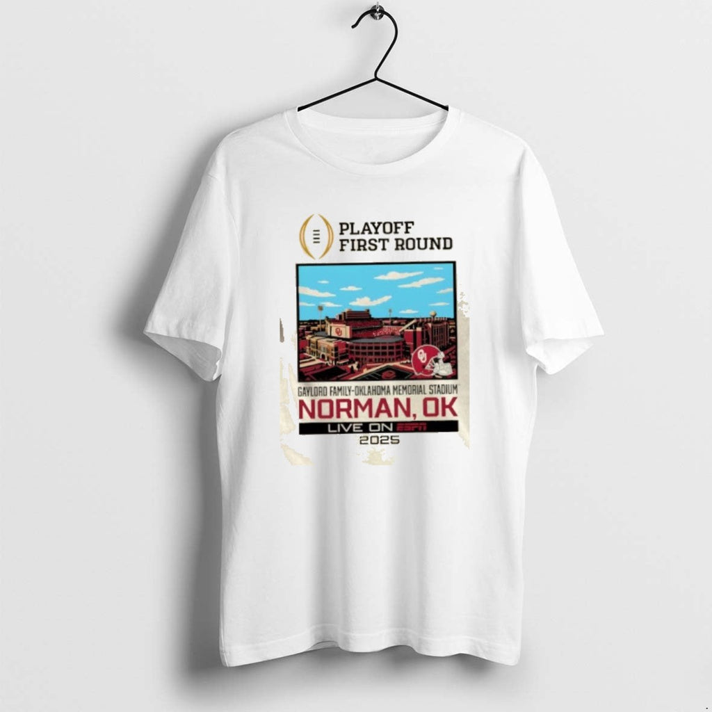 Official Cfp Playoff First Round 25 26 Oklahoma 1st Round Live Gaylord Family Oklahoma T-Shirts, Hoodie, Sweatshirt