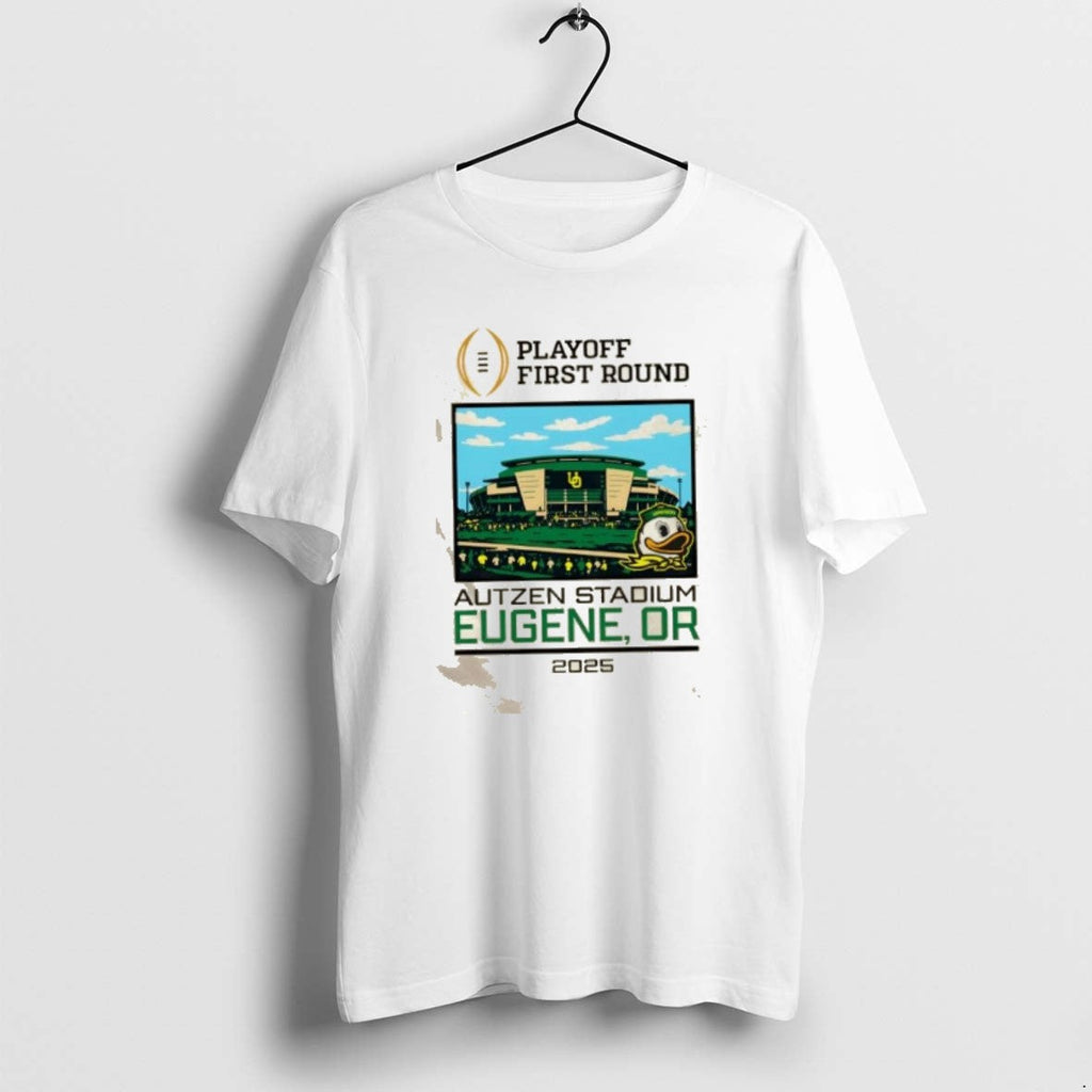 Official Cfp Playoff First Round 25 26 Oregon 1st Round Live Autzen Stadium T-Shirts, Hoodie, Sweatshirt