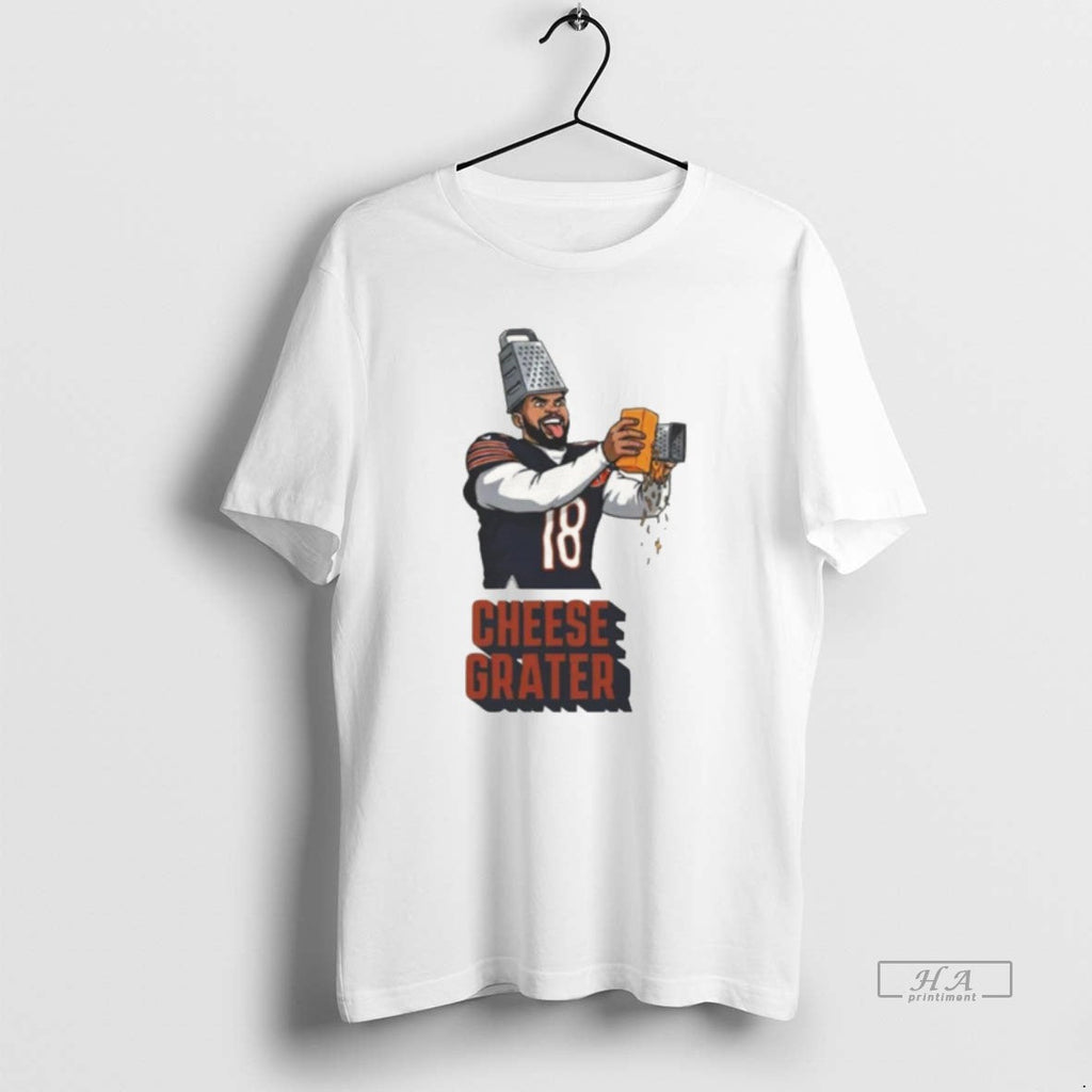 Official Caleb Williams Cheese Grater Funny Chicago Football T-Shirts, Hoodie, Sweatshirt