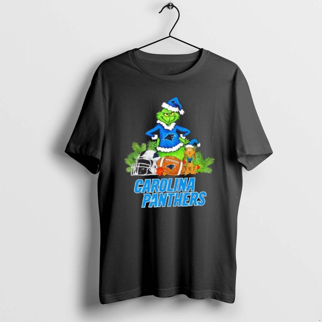 Official Carolina Panthers Football X Grinch Max Dog Merry T-Shirts, Hoodie, Sweatshirt