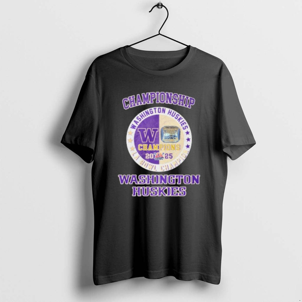 Official Championship 2025 Washington Huskies La Bowl Champions T-Shirts, Hoodie, Sweatshirt