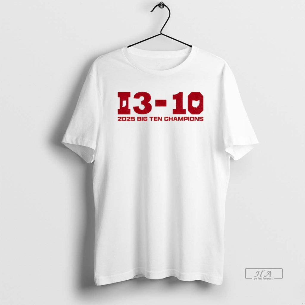 Official Cig Ten Champs Indiana Hoosier Footbal 13 10 T-Shirts, Hoodie, Sweatshirt