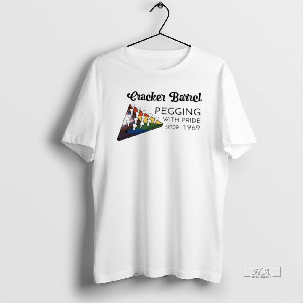 Official Cracker Barrel Pegging Pride Since 1969 Lgbtq T-Shirts, Hoodie, Sweatshirt