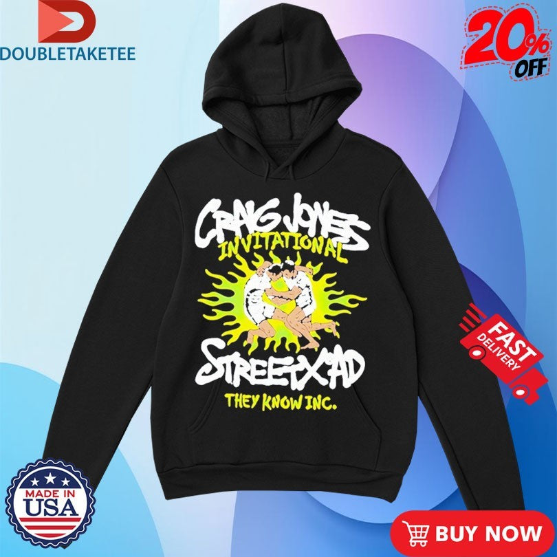 Craig Jones Invitational They Know StreetxAD Flame T-shirts