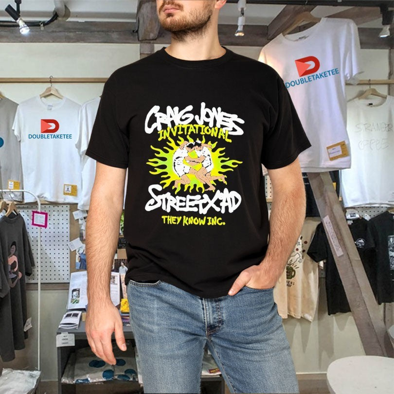 Craig Jones Invitational They Know StreetxAD Flame T-shirts