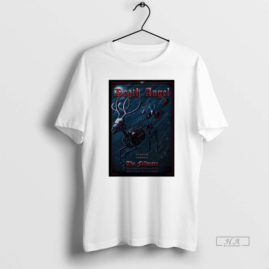 Official Death Angel December 18 2025 San Francisco Ca T-Shirts, Hoodie, Sweatshirt