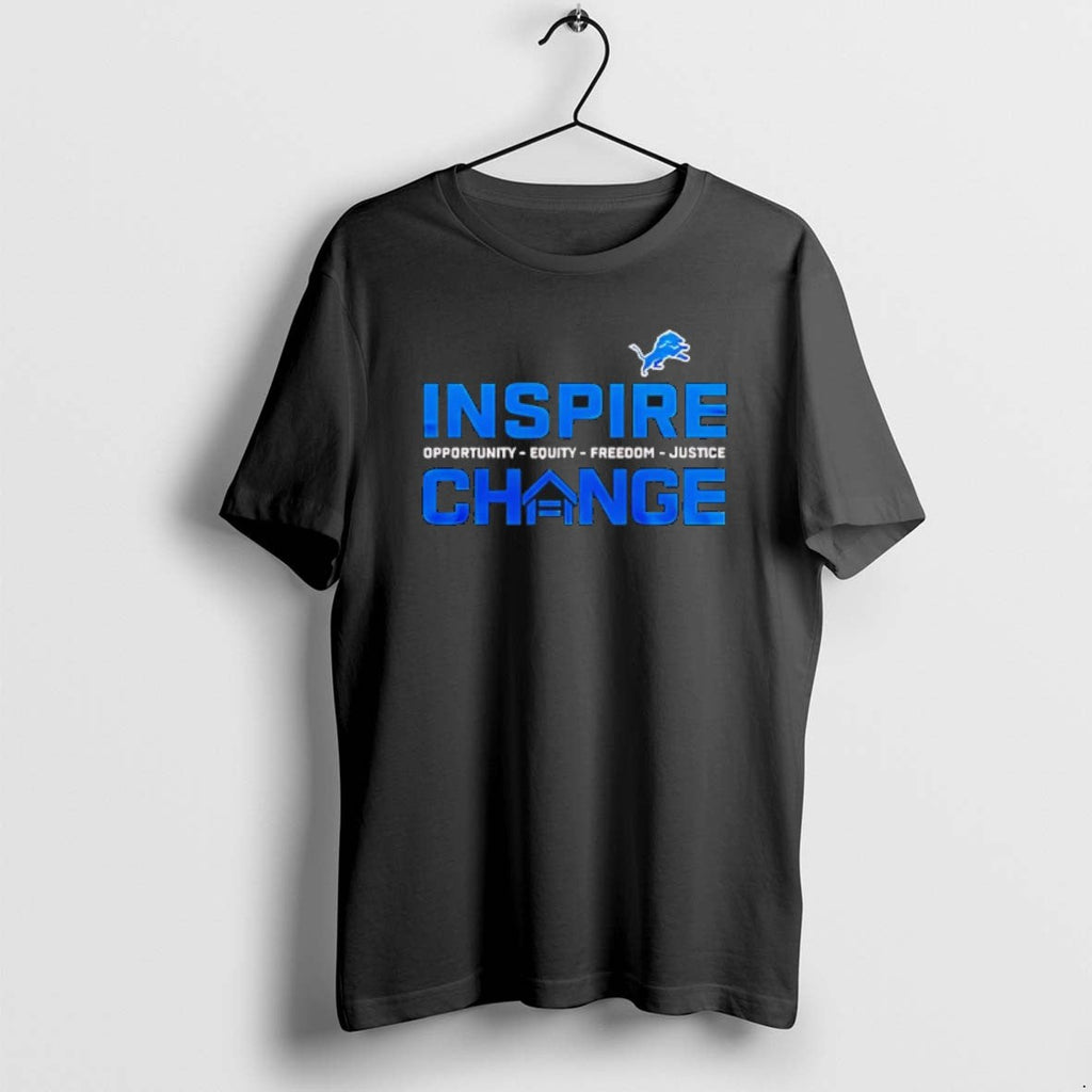 Official Detroit Lions X Inspire Change Logo T-Shirts, Hoodie, Sweatshirt