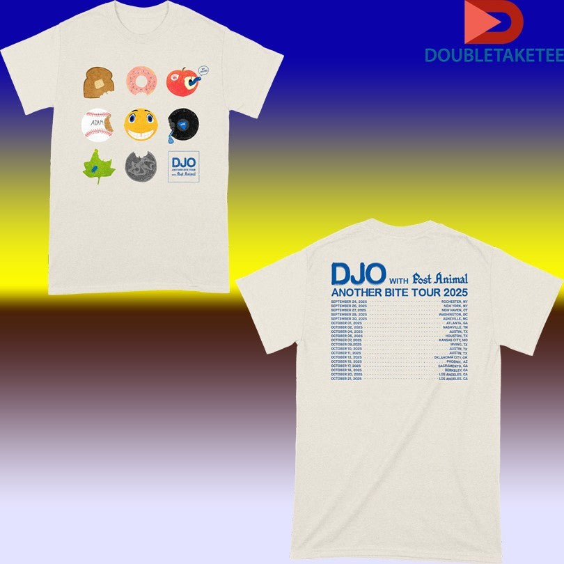 Djo Another Bite Tour 2025 Dates Post Animal T-shirts