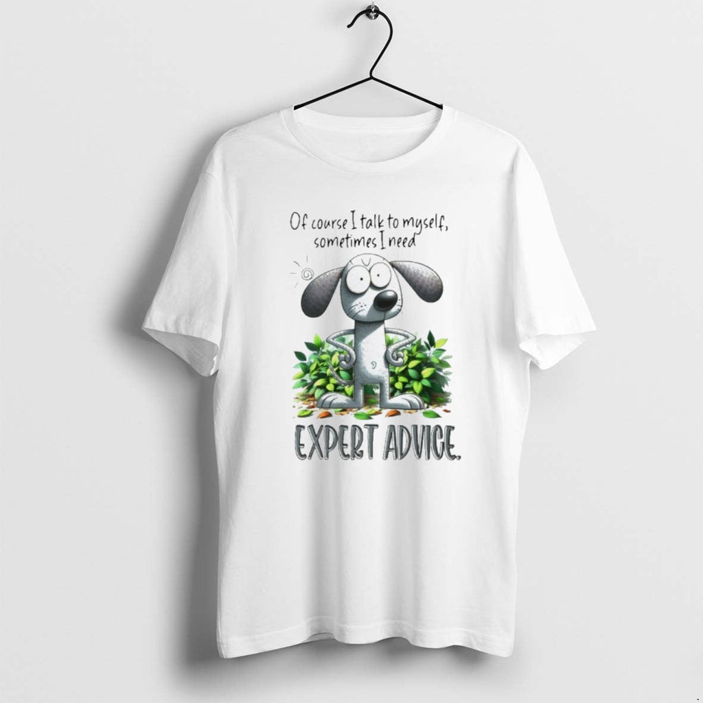 Official Dog Course I Talk Myself Sometimes I Need Expert Advice T-Shirts, Hoodie, Sweatshirt