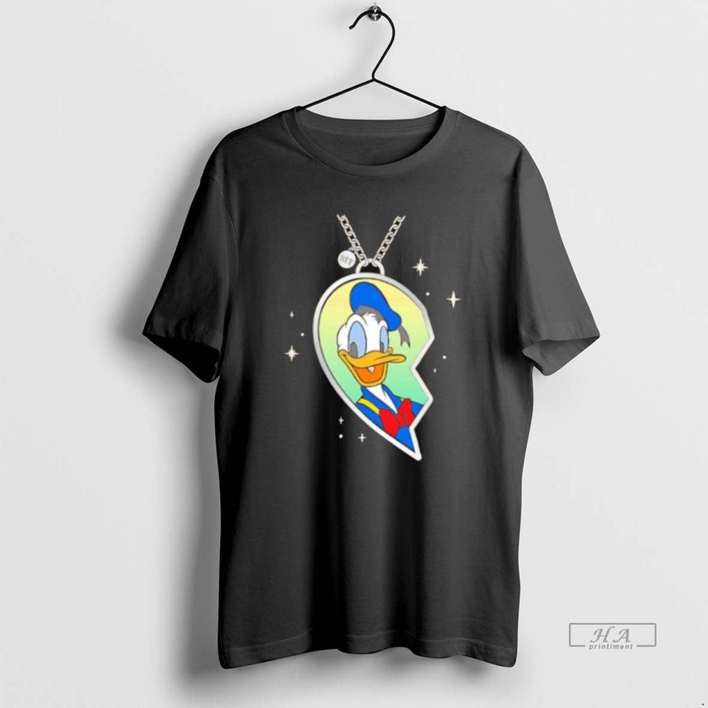 Official Donald Duck Best Friends Matching Heart Necklace T-Shirts, Hoodie, Sweatshirt