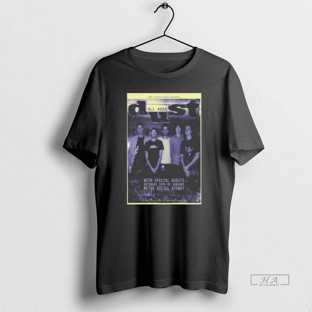 Official Dust Metro Social Sydney January 10 2026 Concert T-Shirts, Hoodie, Sweatshirt
