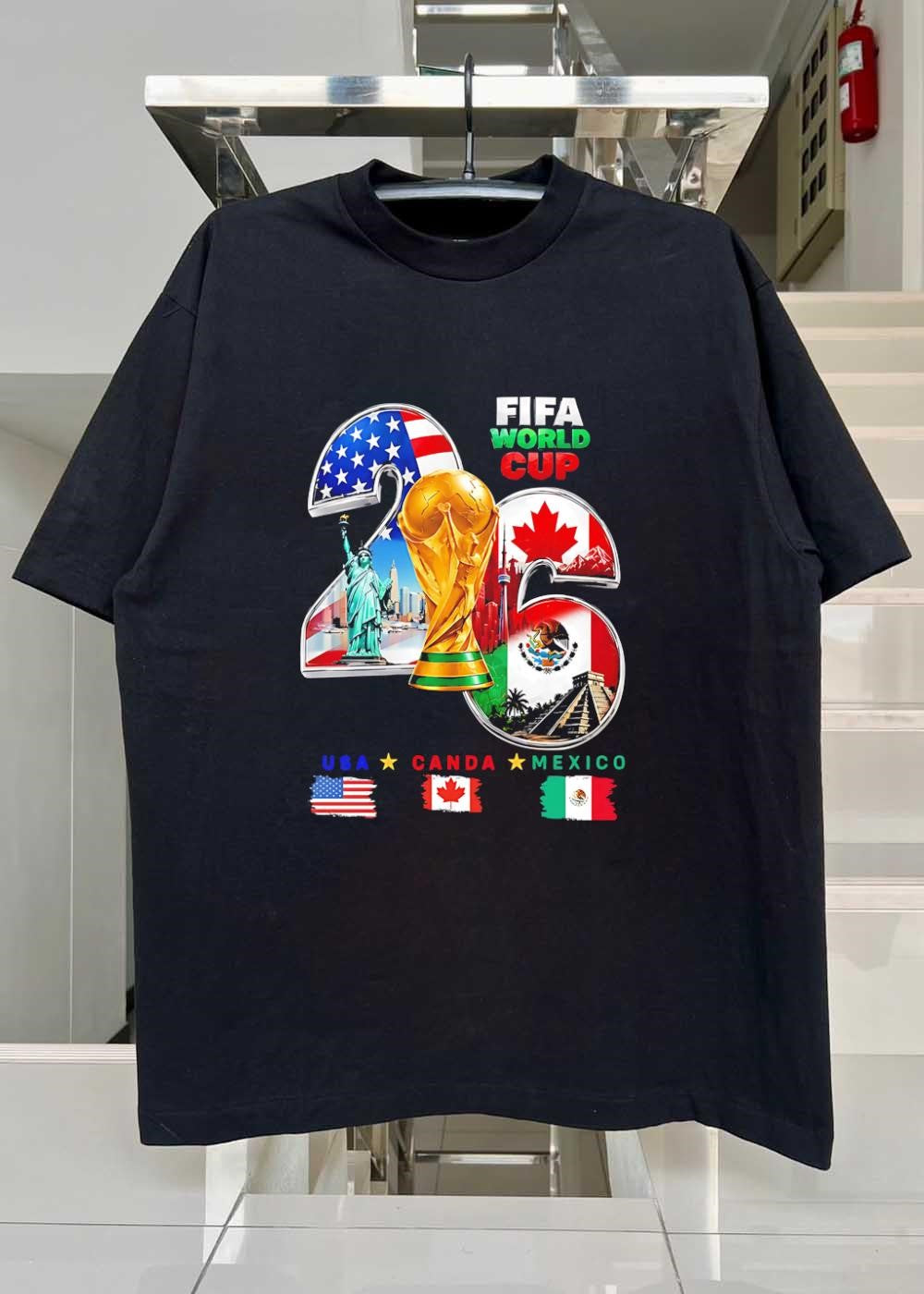 FIFA Merchandise 2026 World Cup USA Canada Mexico Soccer T-Shirt