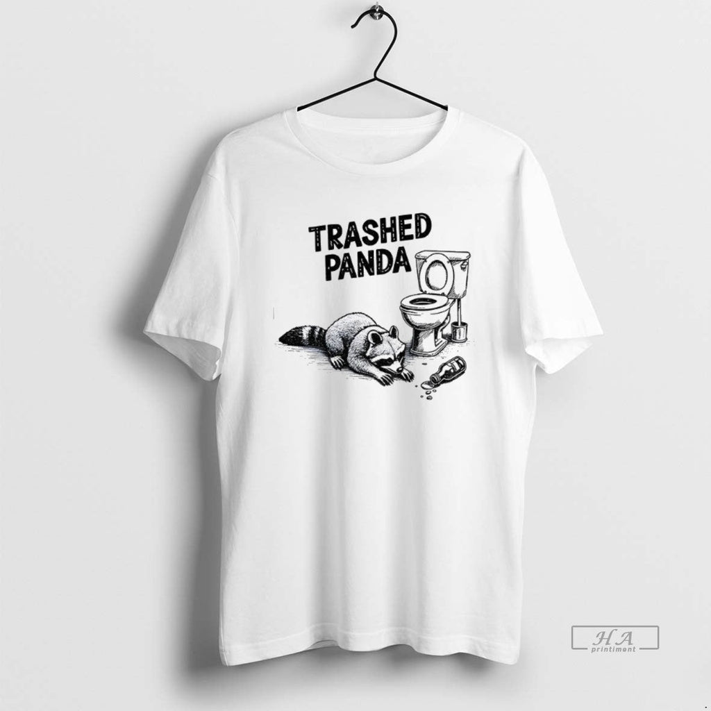 Official Funny Trashed Panda Racoon Gets Drunk T-Shirts, Hoodie, Sweatshirt