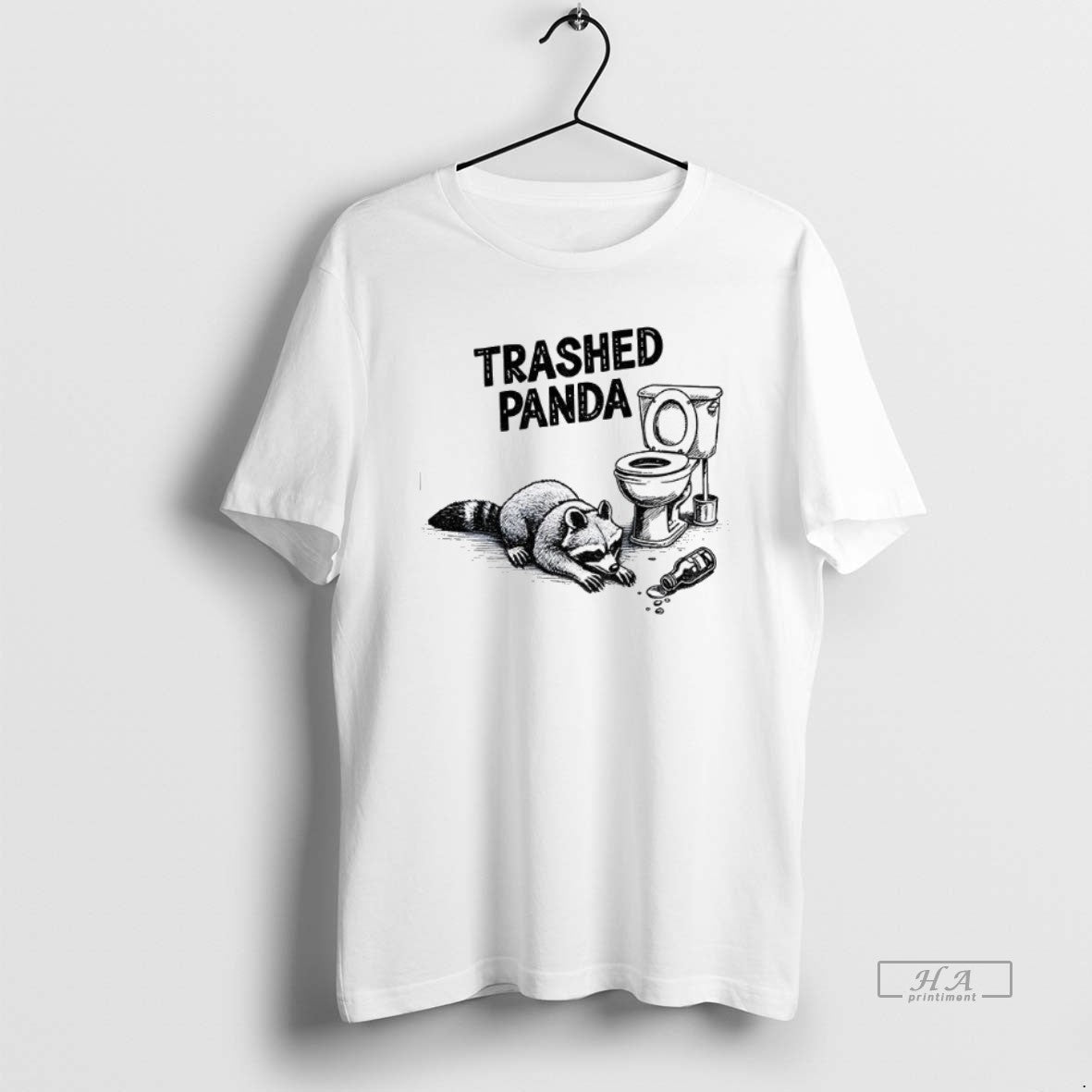 Official Funny Trashed Panda Racoon Gets Drunk T-Shirts, Hoodie, Sweatshirt