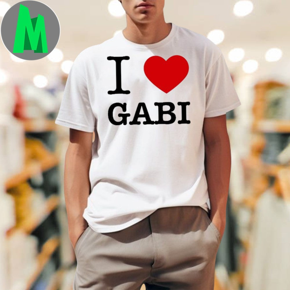 Gabriela Moura I Love Gabi Shirt