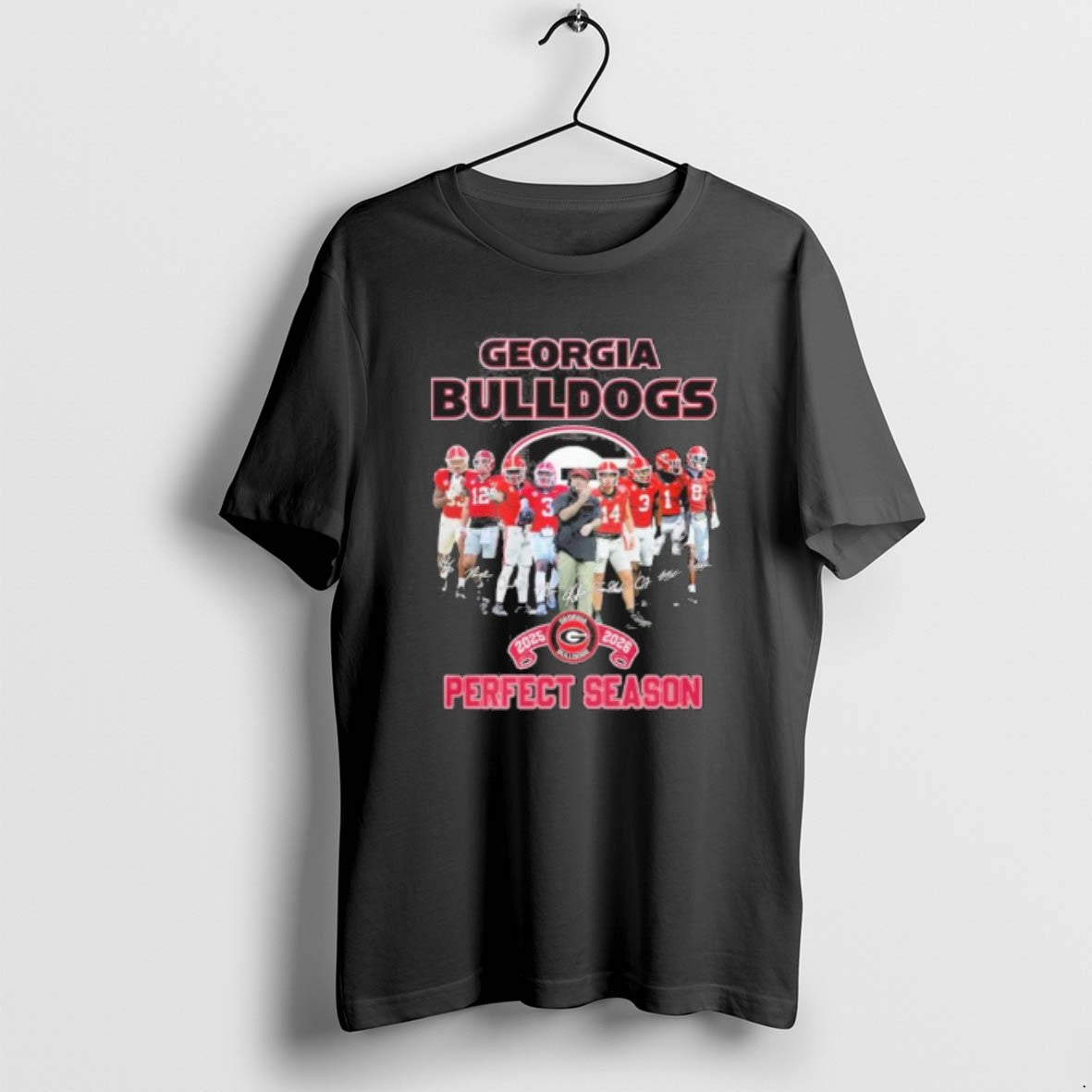 Official Georgia Bulldogs 2025 2026 Perfect Season Signatures T-Shirts, Hoodie, Sweatshirt