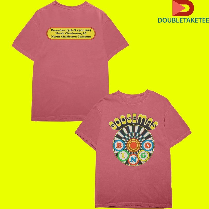 Goose Bingo December 13th & 14th 2024 North Charleston Sc North Charleston Coliseum Wheel T-shirts