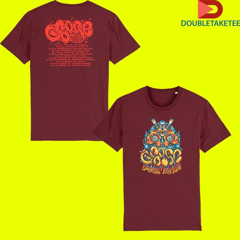 Goose Millward European Tour 2023 Dates Shirts