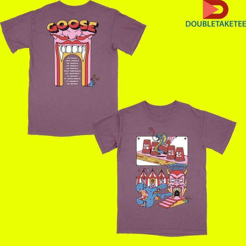 Goose Summer Circus Tour 2023 Dates T-shirts