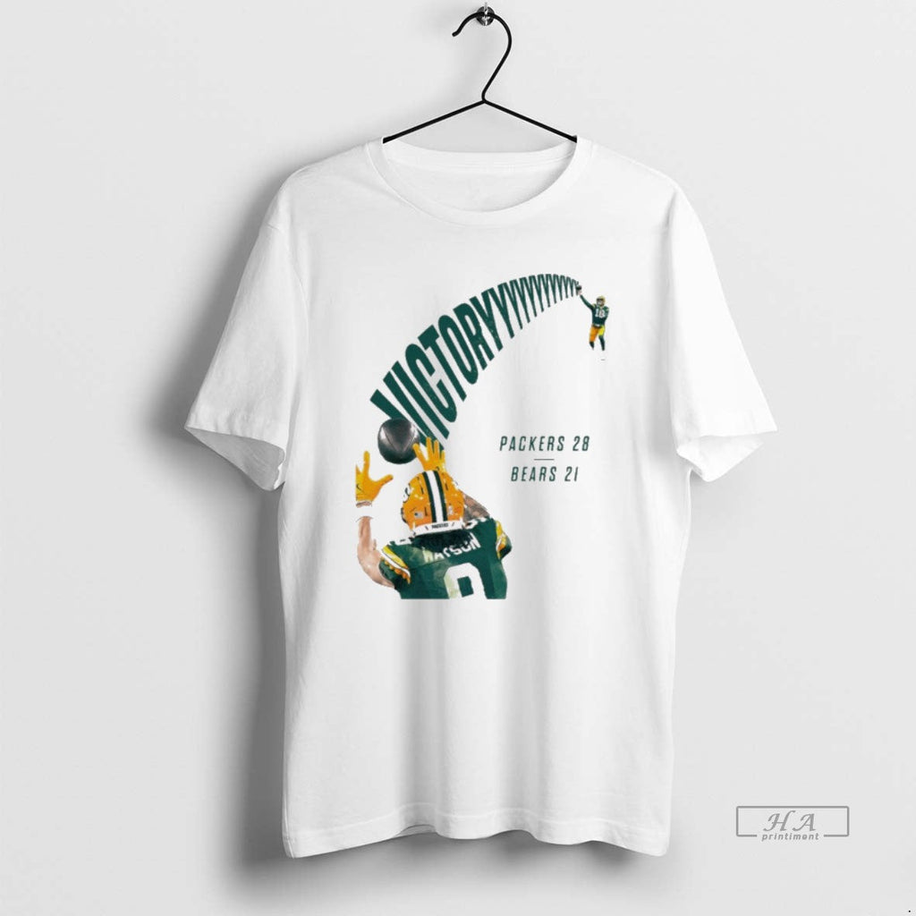Official Green Bay Packers Victory Final Score 28 Bears 21 T-Shirts, Hoodie, Sweatshirt