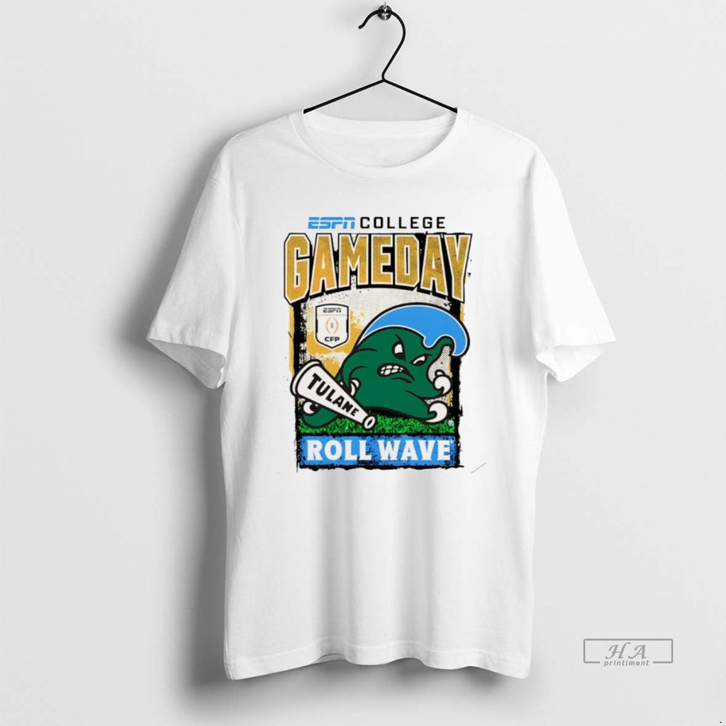 Official Green Wave Roll Wave 2025 26 College Football Playoff Gameday Roll Wave Mascot T-Shirts, Hoodie, Sweatshirt