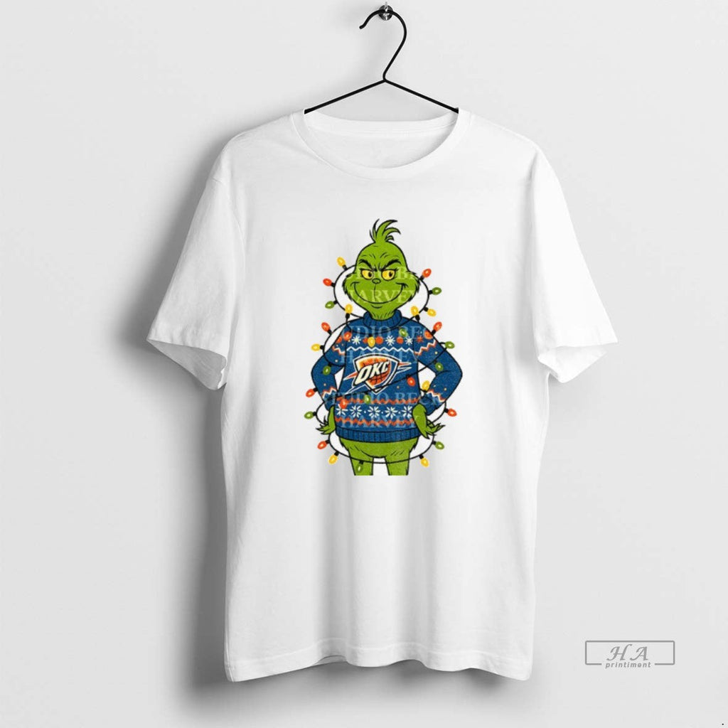 Official Grinch Oklahoma City Thunder Nba Basketball Oklahoma T-Shirts, Hoodie, Sweatshirt