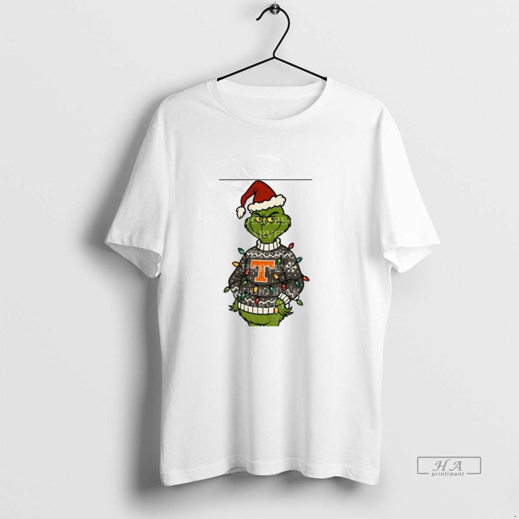 Official Grinch Santa Hat Tennessee Volunteers Football 2025 T-Shirts, Hoodie, Sweatshirt