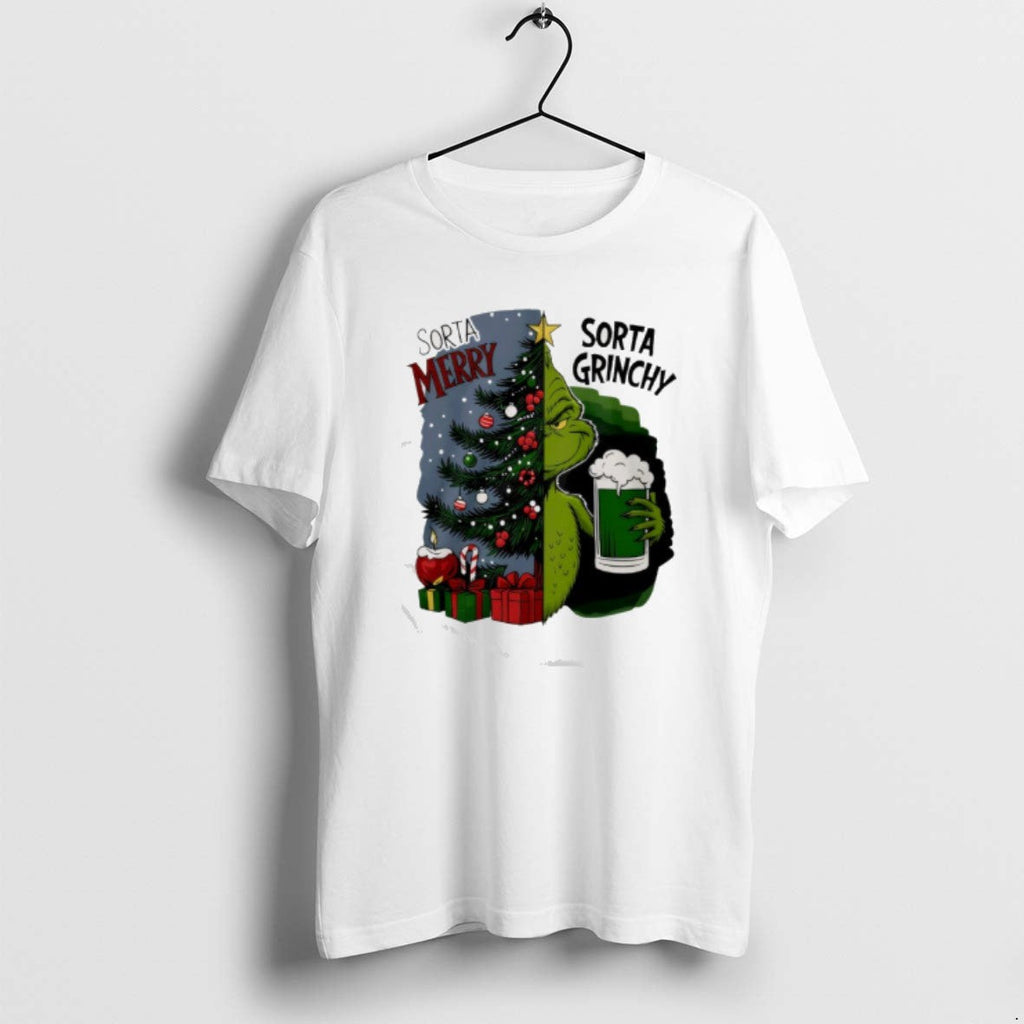 Official Grinch Sorta Merry Sorta Grinchy T-Shirts, Hoodie, Sweatshirt
