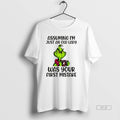 Official Grinch Assuming Im Just Old Lady Was Your First Mistake T-Shirts, Hoodie, Sweatshirt