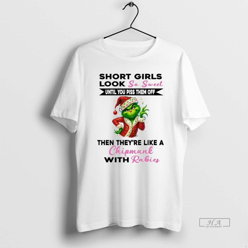 Official Grinch Short So Sweet Theyre Like Chipmunk T-Shirts, Hoodie, Sweatshirt