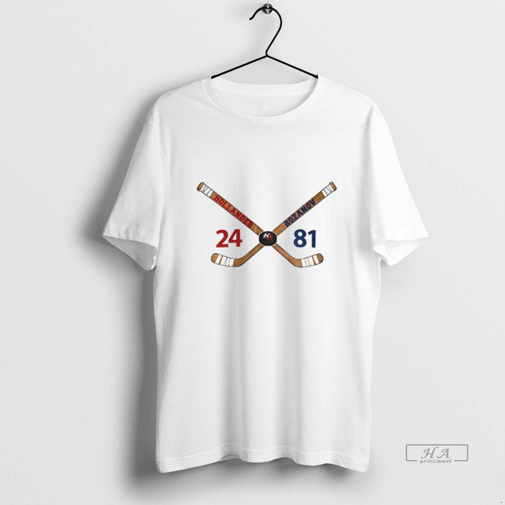 Official Heated Rivalry Hockey Hollander Rozanov Sticks Lgbt T-Shirts, Hoodie, Sweatshirt