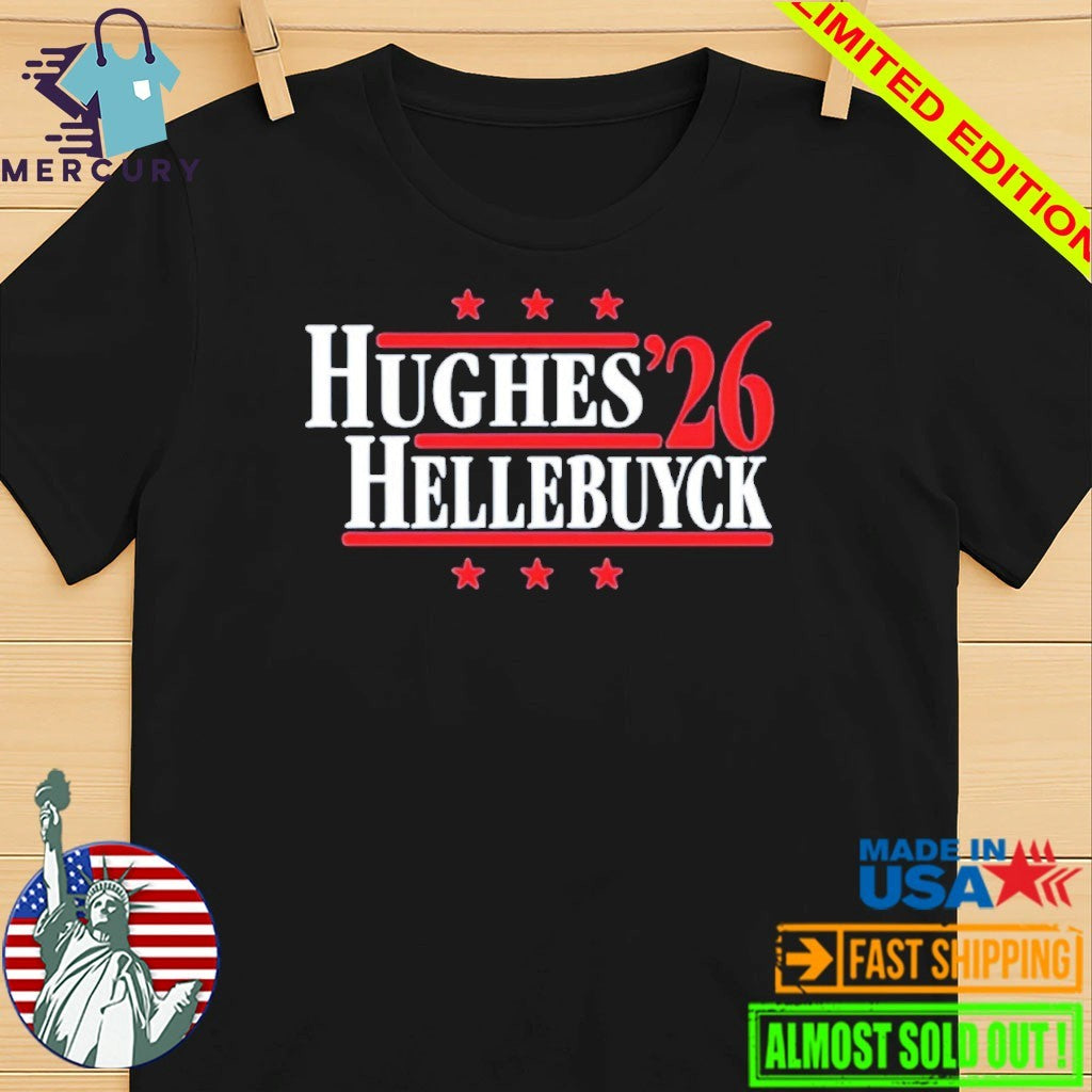 Hughes & Hellebuyck ’26Team USA Campaign Shirt
