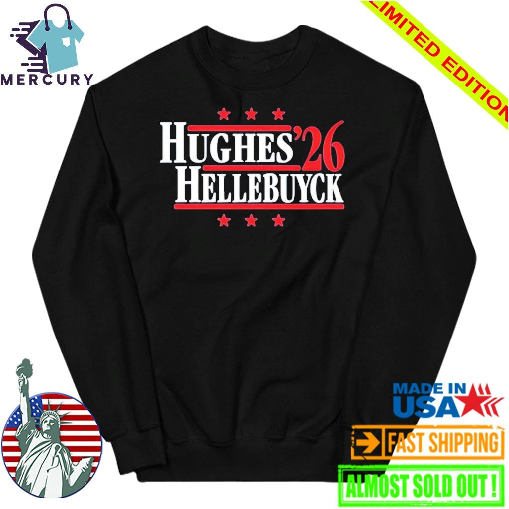 Hughes & Hellebuyck ’26Team USA Campaign Shirt