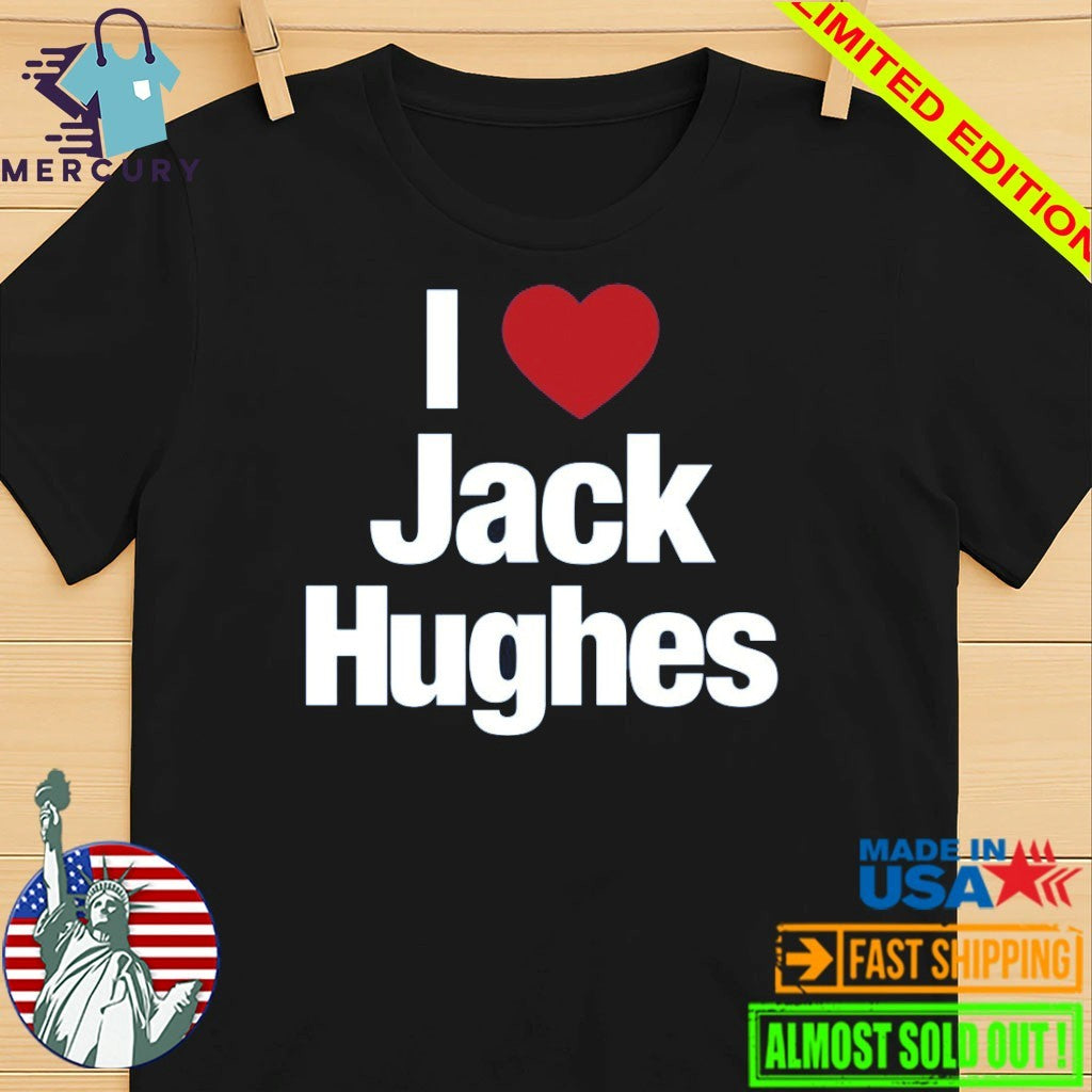 I Love Jack Hughes Shirt