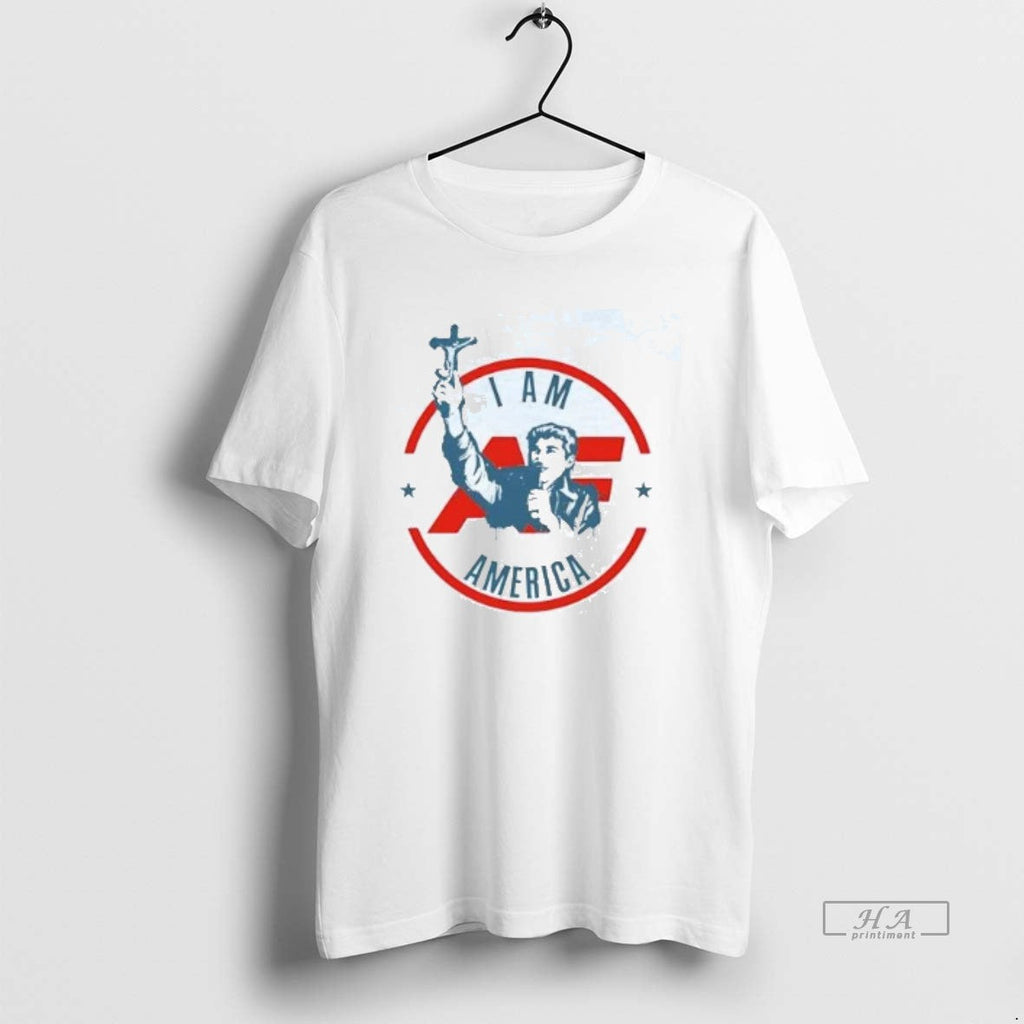 Official I Am America First Crucifix T-Shirts, Hoodie, Sweatshirt