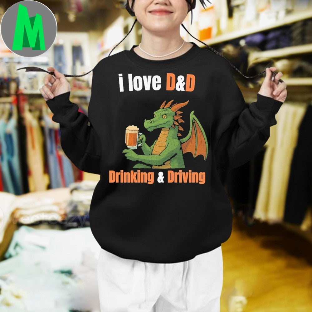 I love D&D Drinking & Driving Shirt