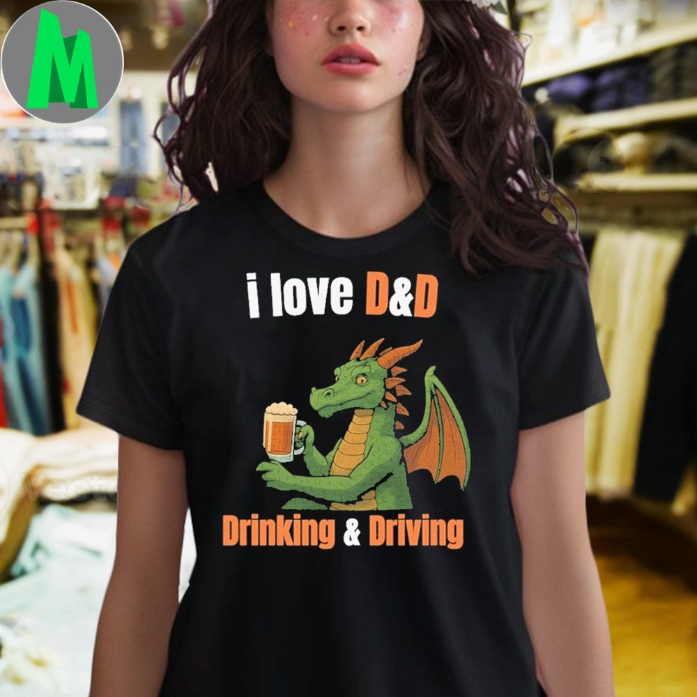 I love D&D Drinking & Driving Shirt