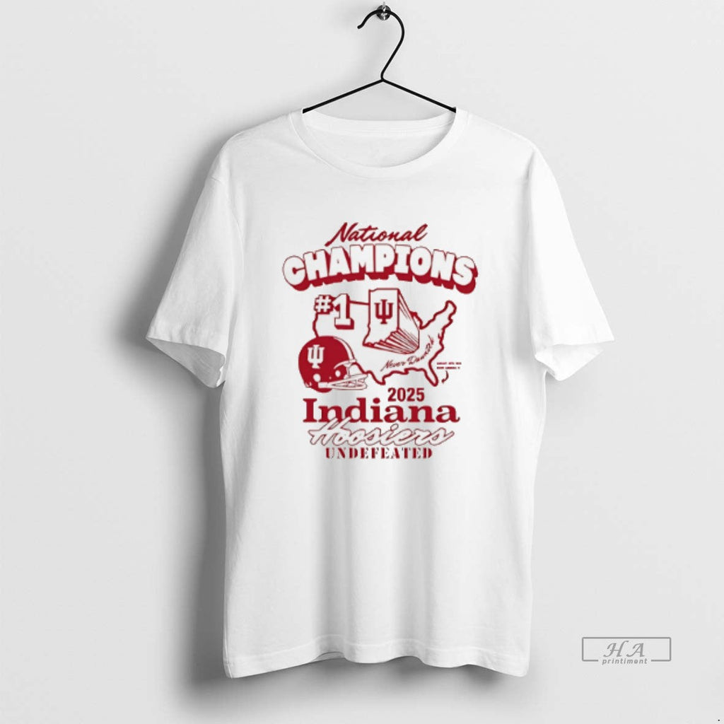 Official Indiana 2025 National Champions Undefeated T-Shirts, Hoodie, Sweatshirt
