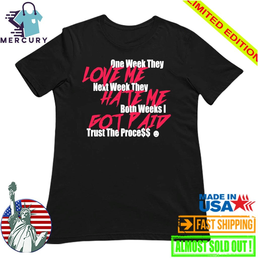 Infrared Salesman 6 Trust The Process Shirt