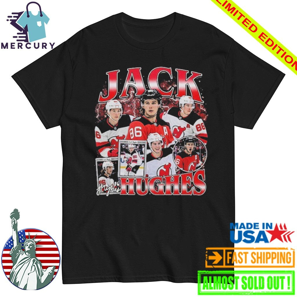 Jack Hughes Ice Hockey American Professional Hockey Championship Shirt