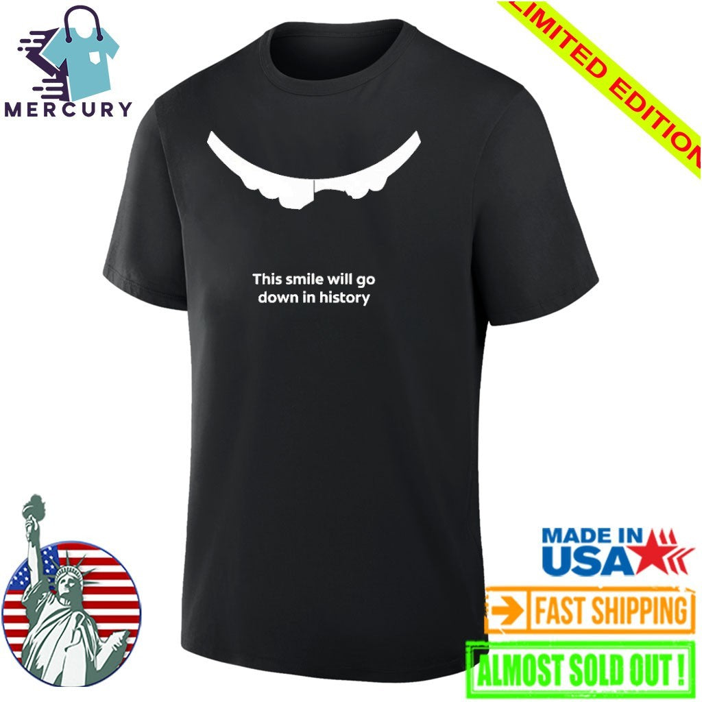 Jack Hughes This Smile Will Go Down In History Shirt