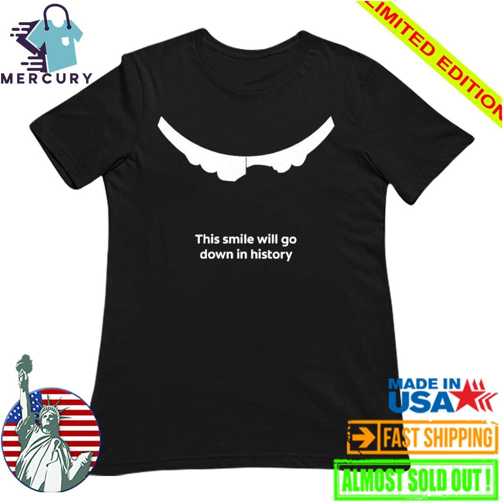 Jack Hughes This Smile Will Go Down In History Shirt