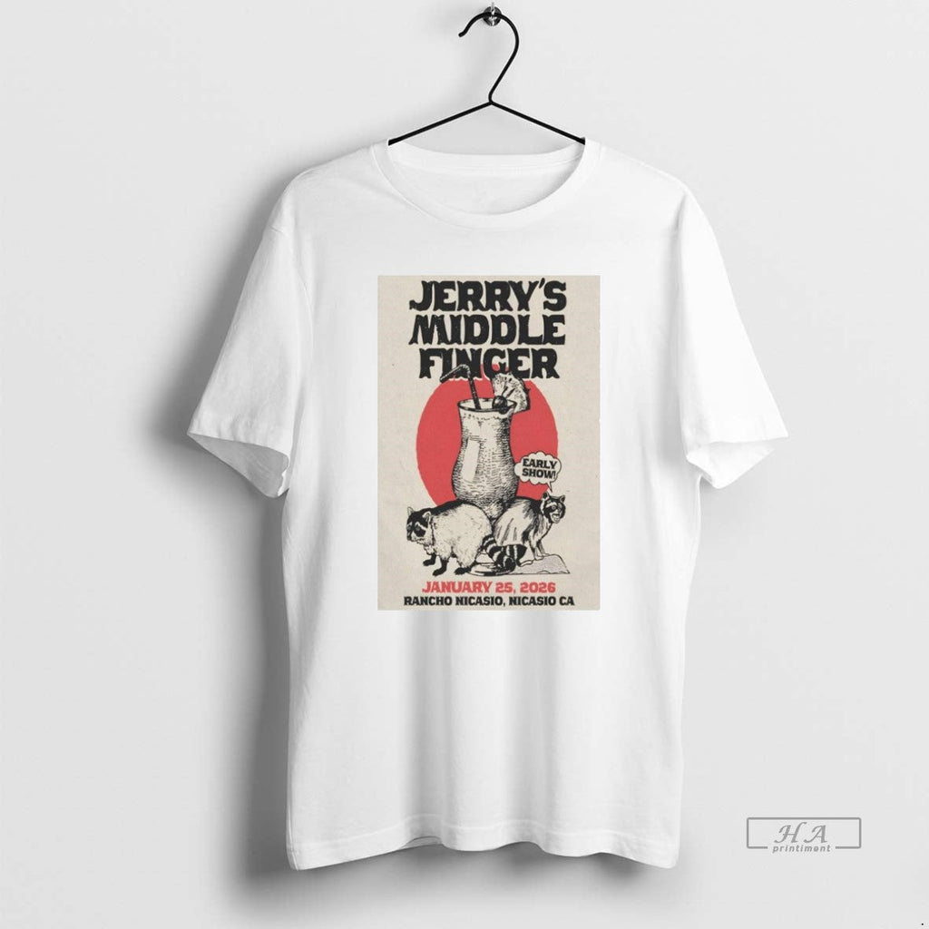 Official Jerrys Middle Finger 1 25 T-Shirts, Hoodie, Sweatshirt