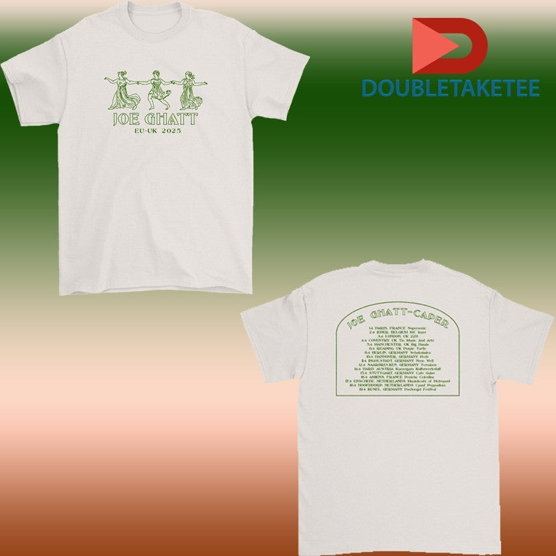 Joe Ghatt Caper EU UK Tour 2025 T-shirts