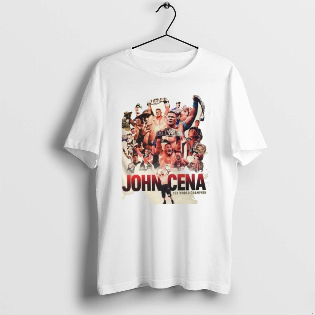 Official John Cena 16x World Champion T-Shirts, Hoodie, Sweatshirt