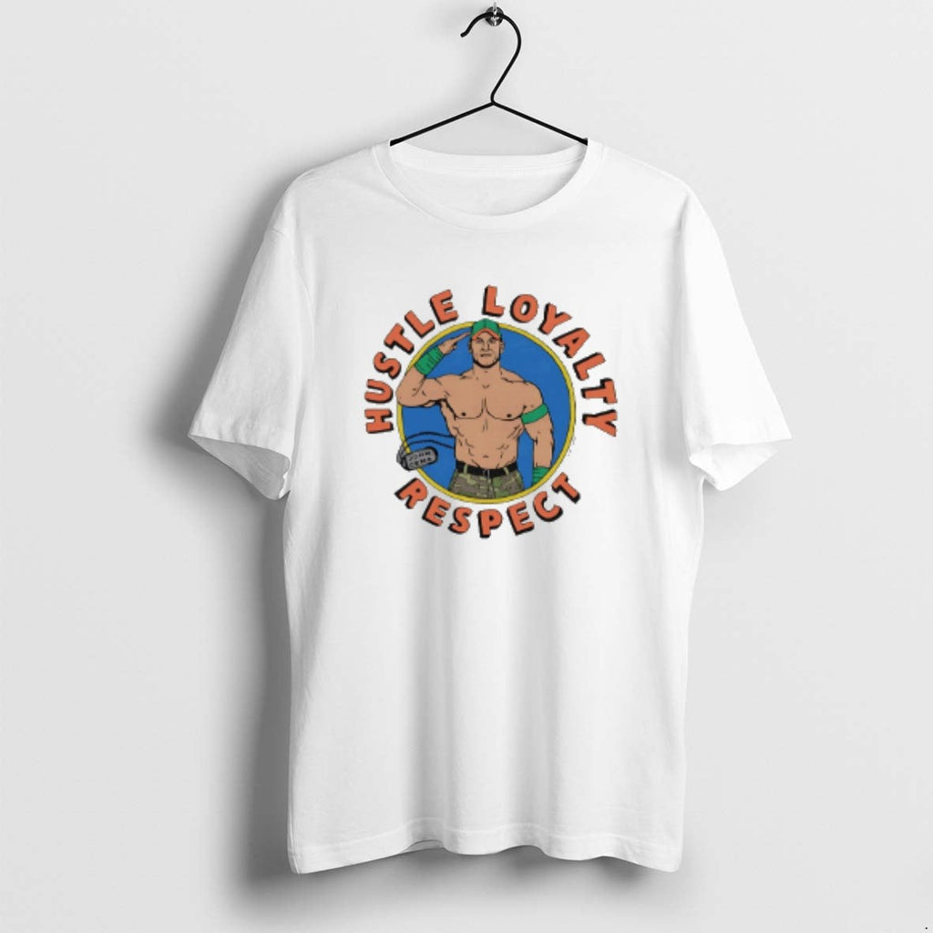 Official John Cena Hustle Loyalty Respect Caricature T-Shirts, Hoodie, Sweatshirt