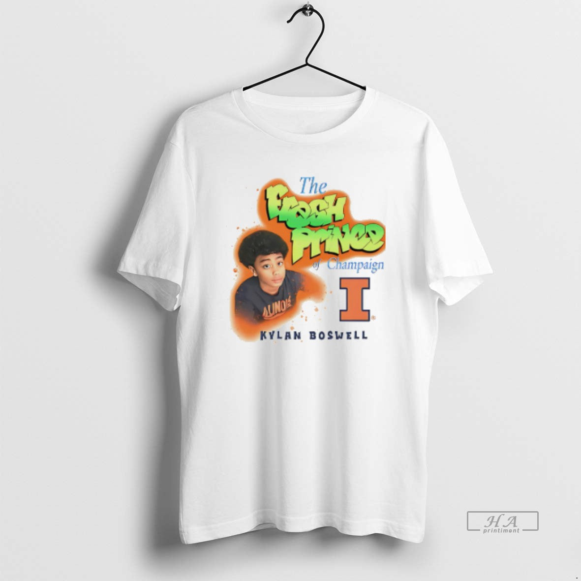 Official Kylan Boswell Illinois Fighting Illini Fresh Prince Champaign T-Shirts, Hoodie, Sweatshirt